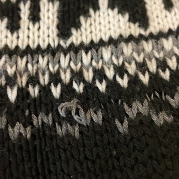 Energie Black Cowl Neck Knit Sweater Dress With Tie - Picture 6 of 6